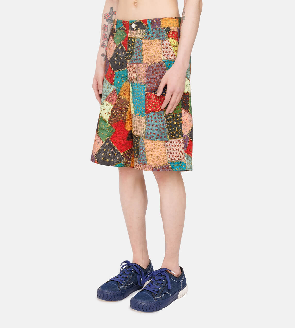 Andersson Bell - Patchwork Printed Shorts Multi