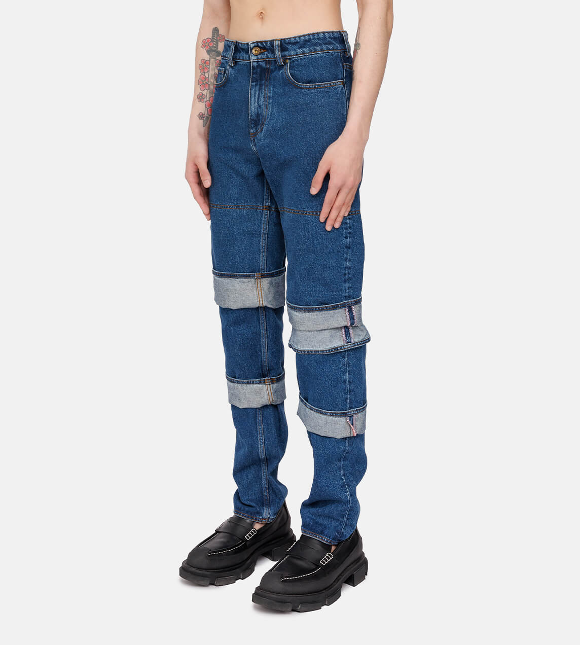 Y/Project - Classic Multi Cuff Jeans Navy