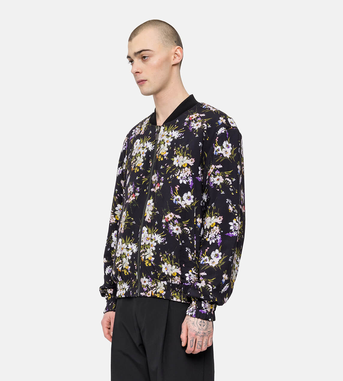 DAVI - Adeline Flower Reversible Bomber