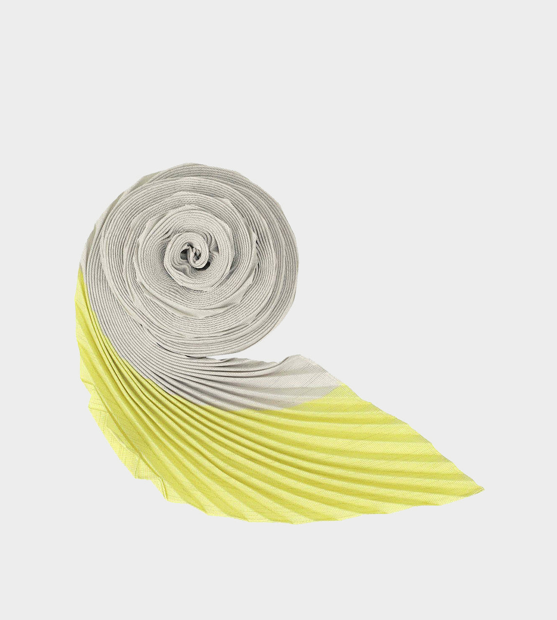 Issey Miyake Collection - Karami Pleats Stope Grey/Yellow