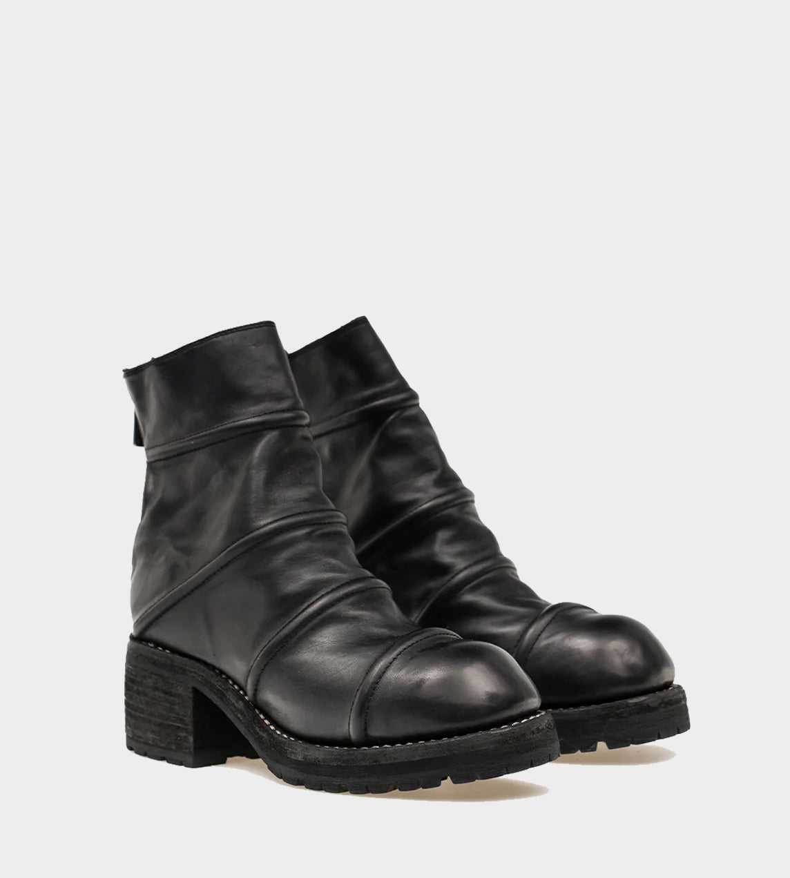 Guidi - R22V Back Zip Boot Full Grain Black