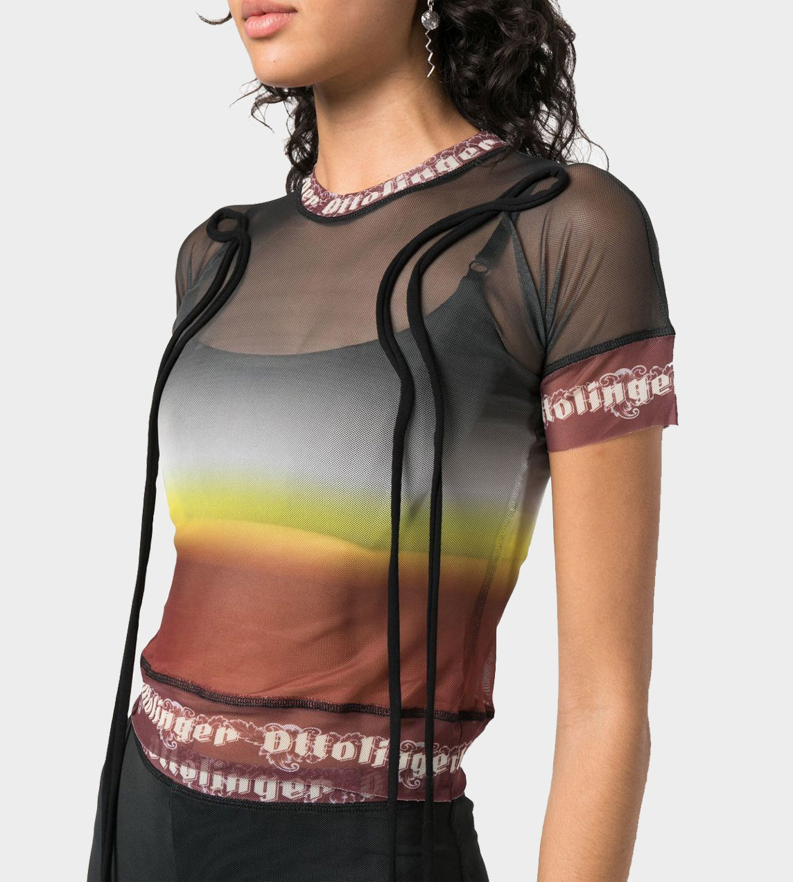 Ottolinger - Sepia Fade Mesh T-shirt