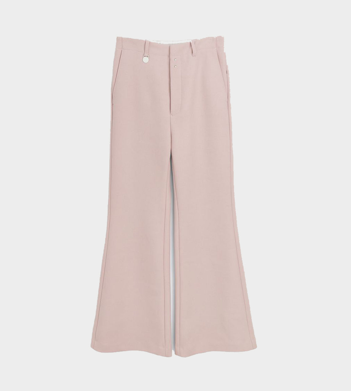 MM6 Maison Margiela - Twill Wide Leg Trousers Pink