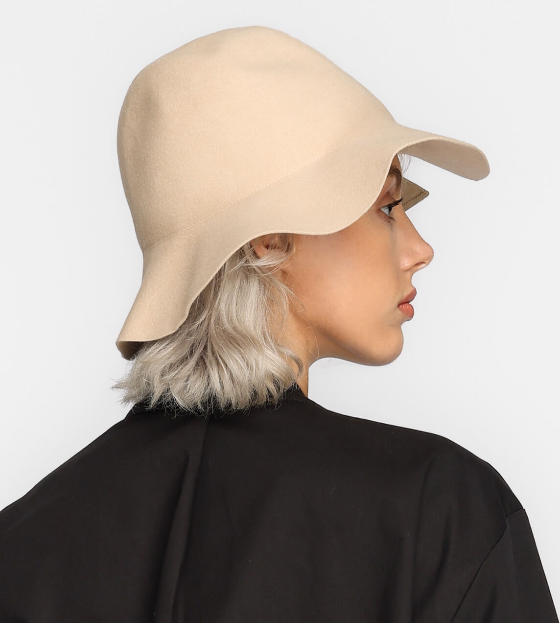 Kijima Takayuki - Ivory Half Bucket Half Fedora Hat