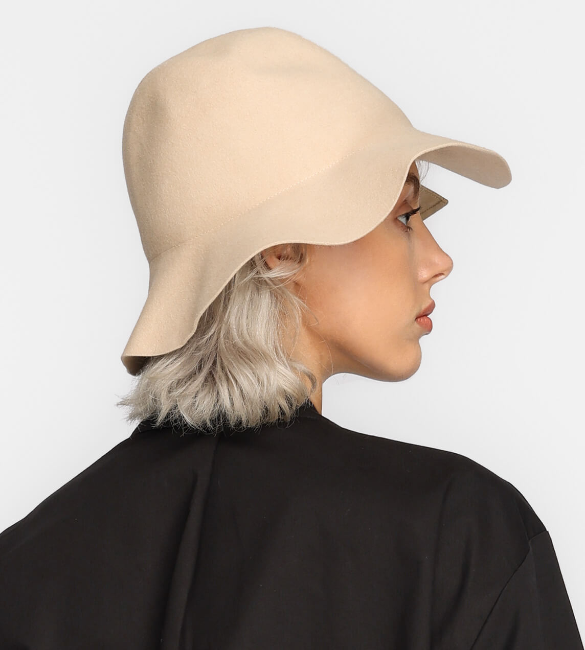 Kijima Takayuki - Ivory Half Bucket Half Fedora Hat