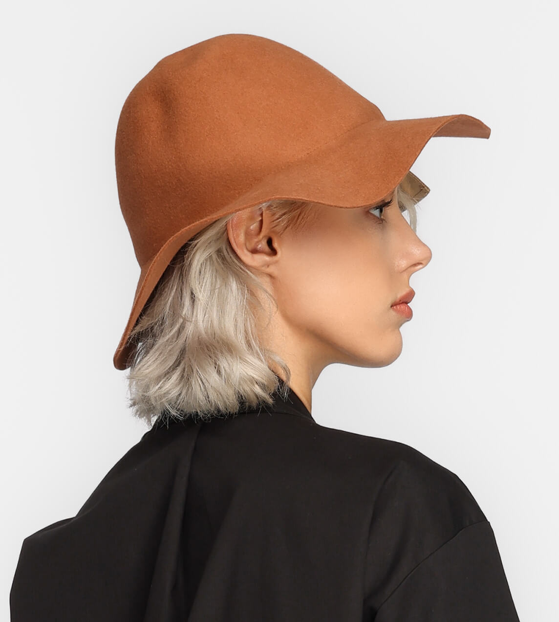 Kijima Takayuki - Light Brown Half Bucket Half Fedora Hat