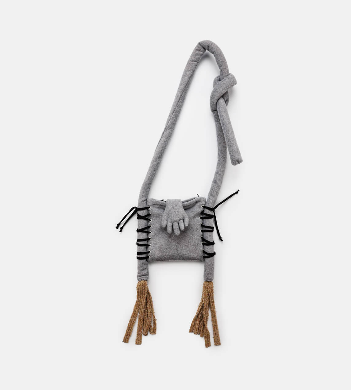 Ottolinger - Padded Wool Crossbody Grey