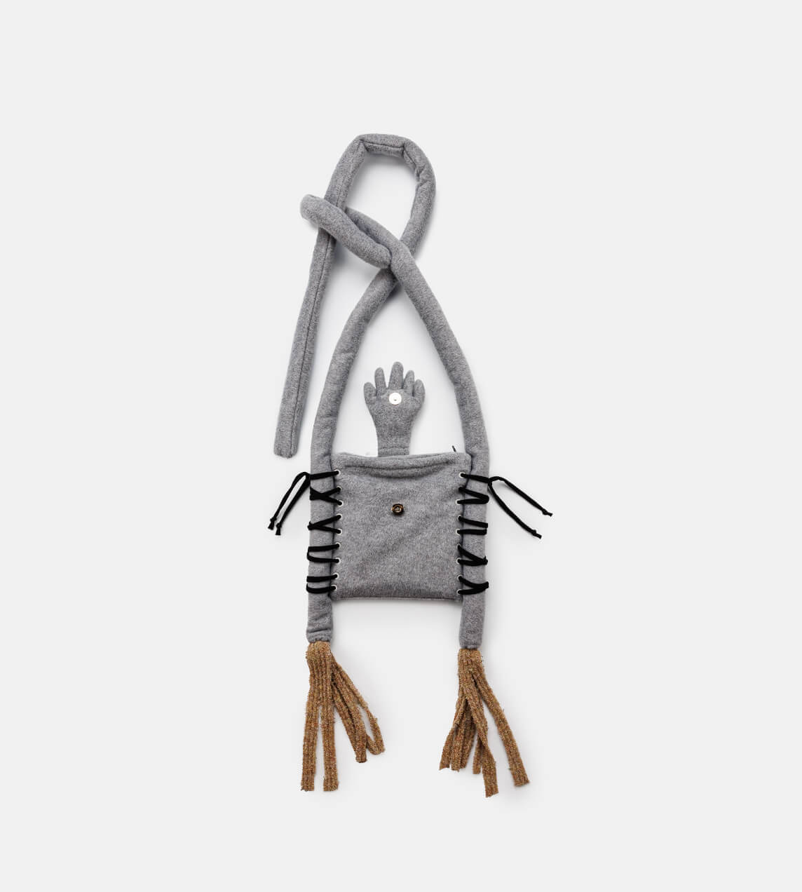 Ottolinger - Padded Wool Crossbody Grey