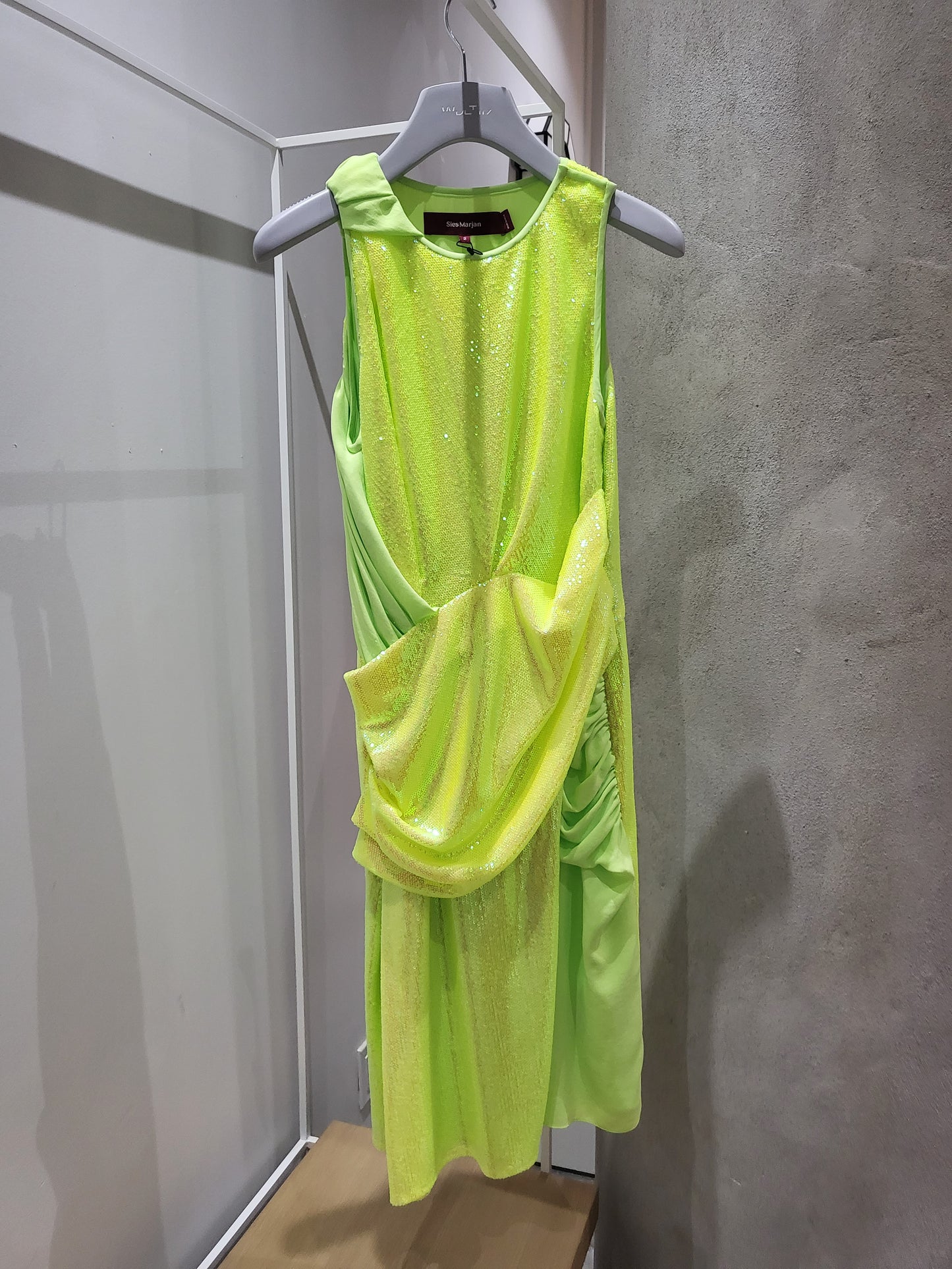 Sies Marjan - Quincy Neon Side Wrapped Dress