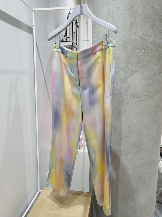 Sies Marjan - Willa Watercolor Print Cropped Pant