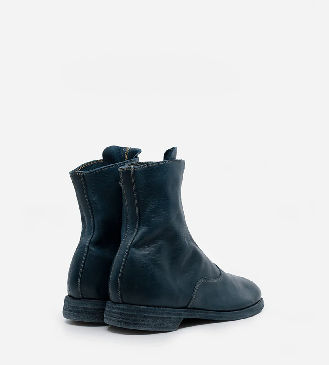 Guidi - 210 Front Zip Boot Navy