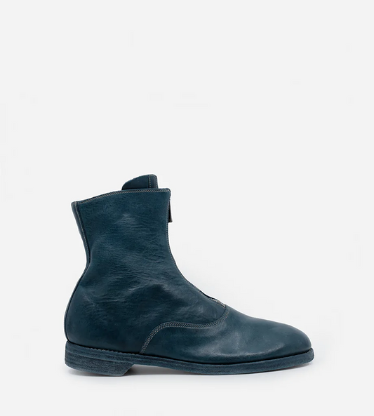 Guidi - 210 Front Zip Boot Navy