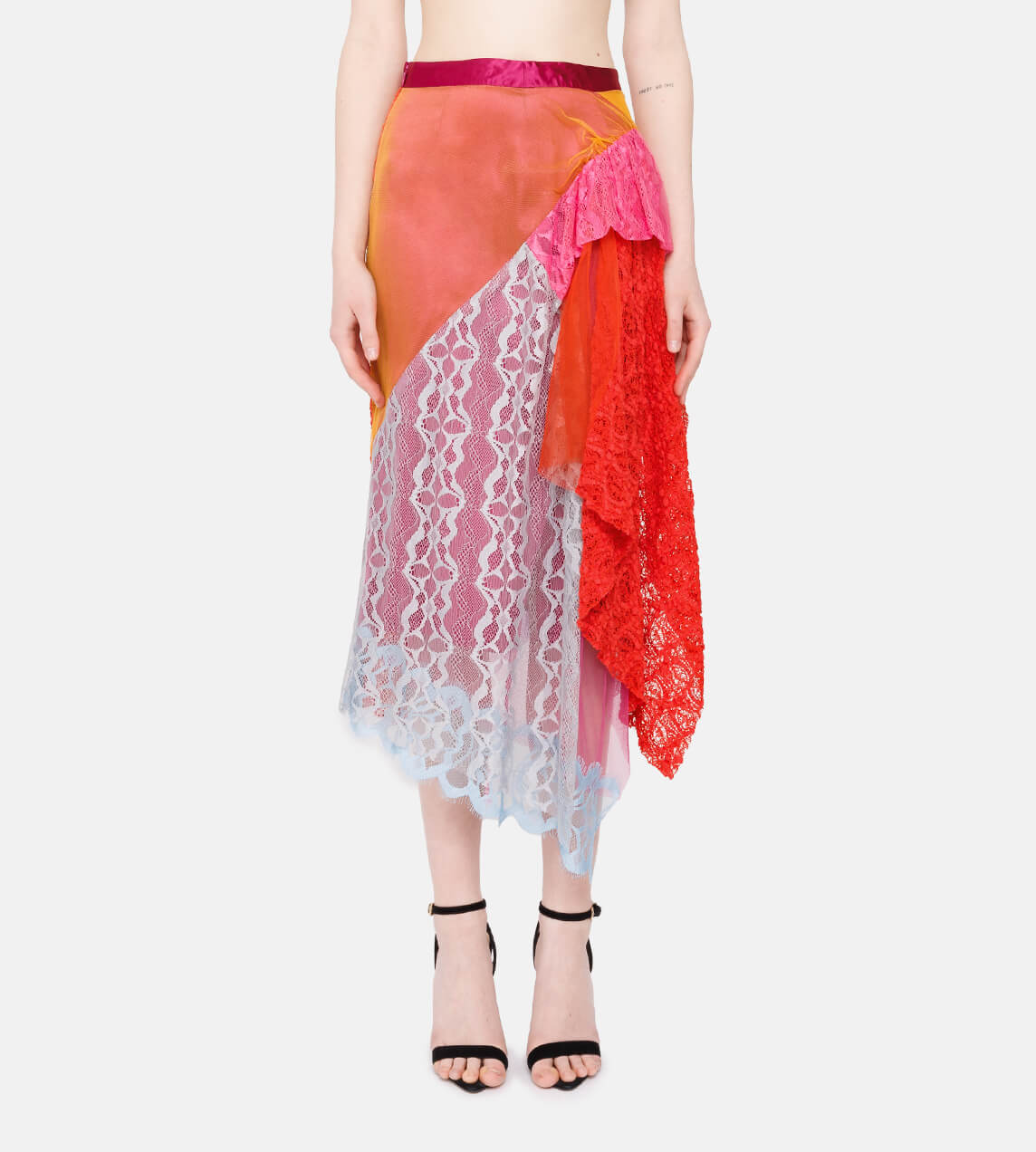 Sies Marjan - Multicoloured Patchwork Lace Skirt