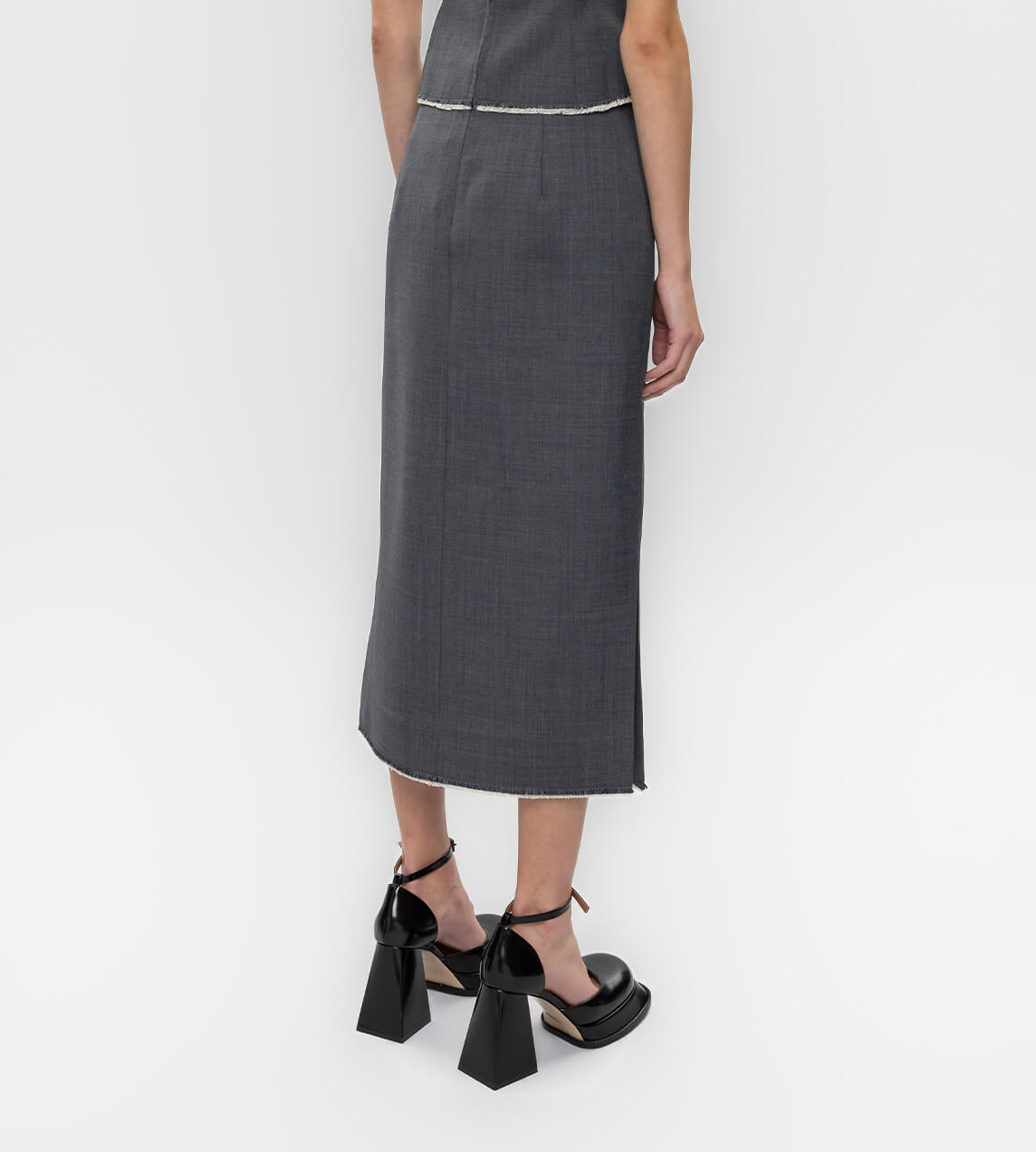 ShuShu/Tong - Pencil Skirt Grey