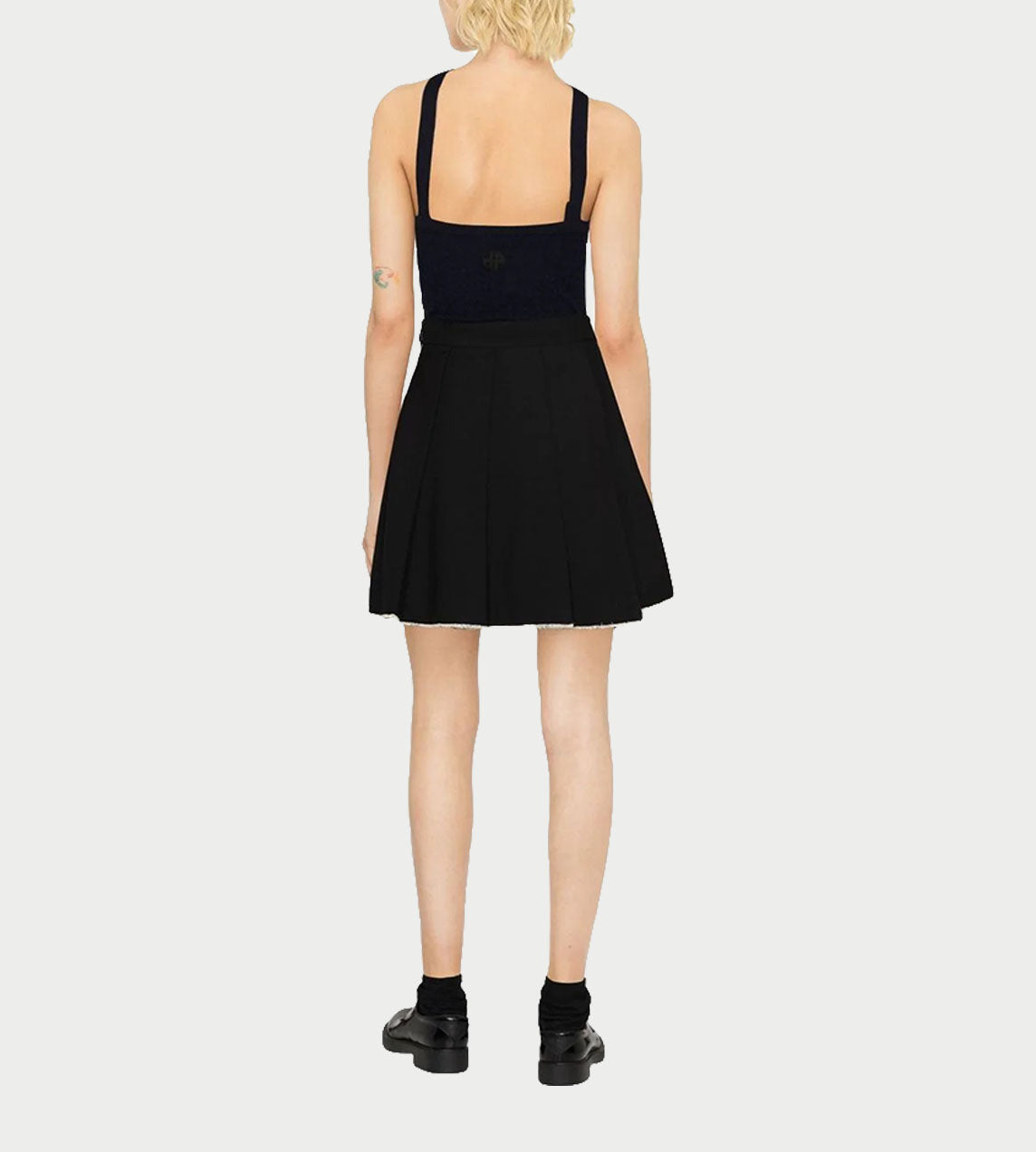 Patou - Cross Front Tank Top Black