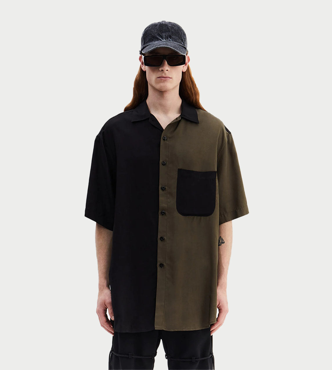 Song For The Mute - S/S Oversized Shirt Black