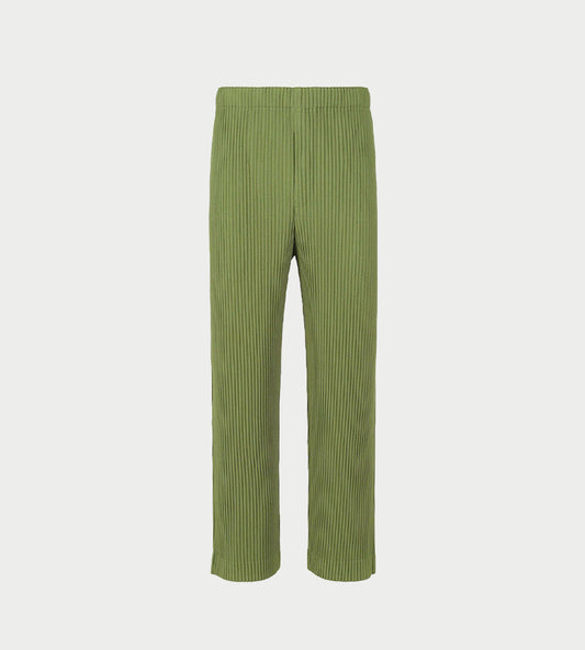 Homme Plisse Issey Miyake - Slim Fit Pleated Pant Olive Green