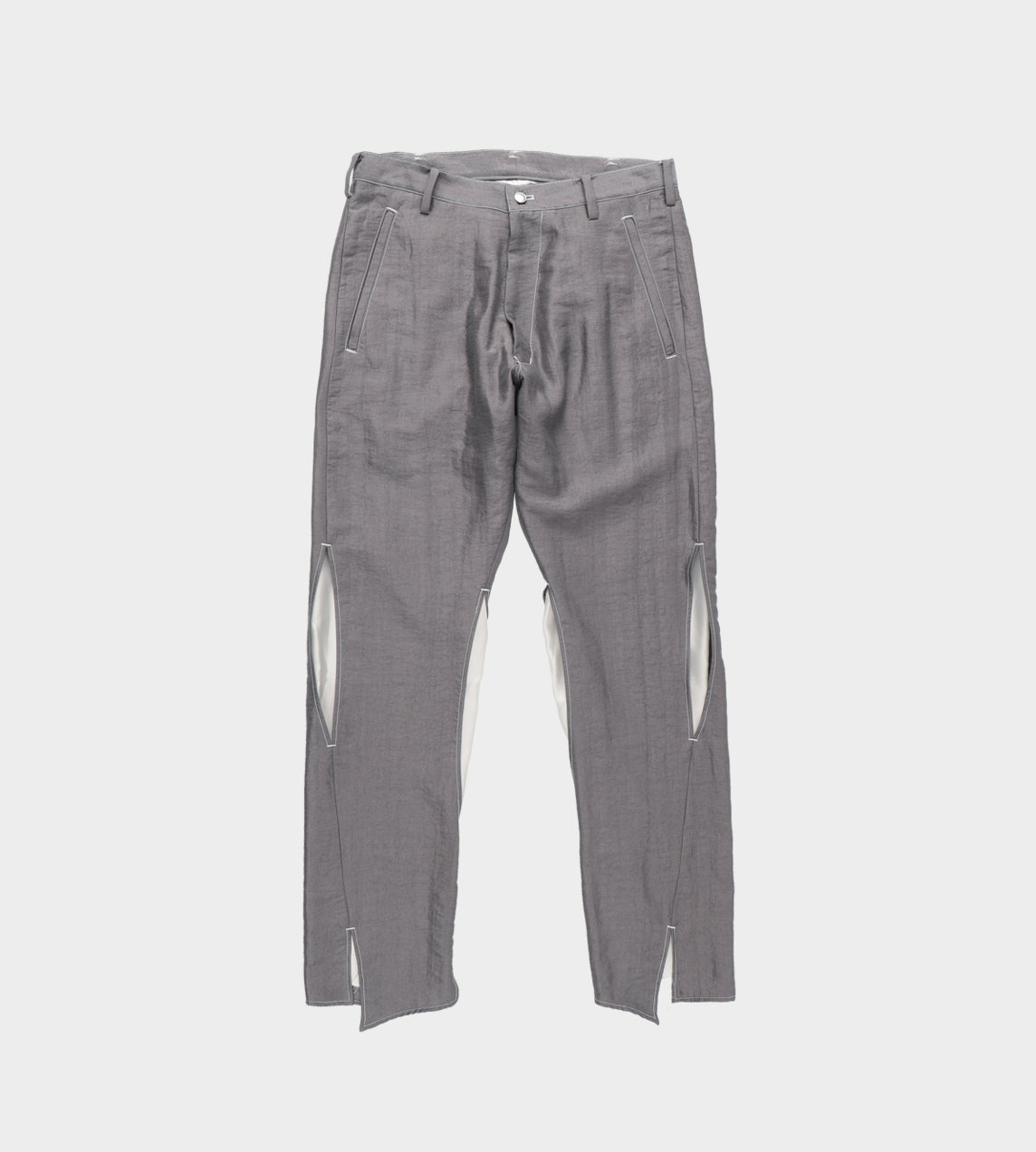 Sulvam - Slim Slit Pants Grey