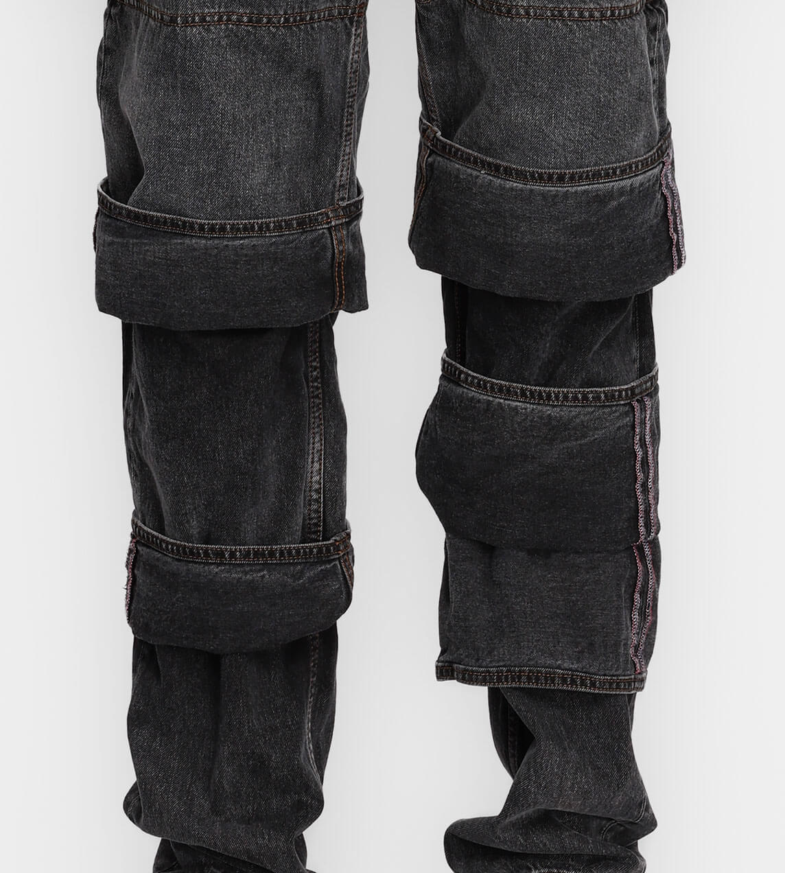 Y/Project - Classic Multi Cuff Jeans Black