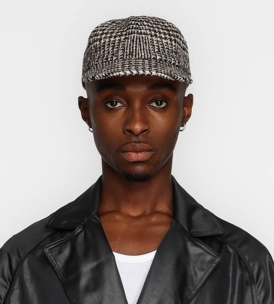 Kijima Takayuki - Wool Silk Plaid Hat Beige Tones – WDLT117