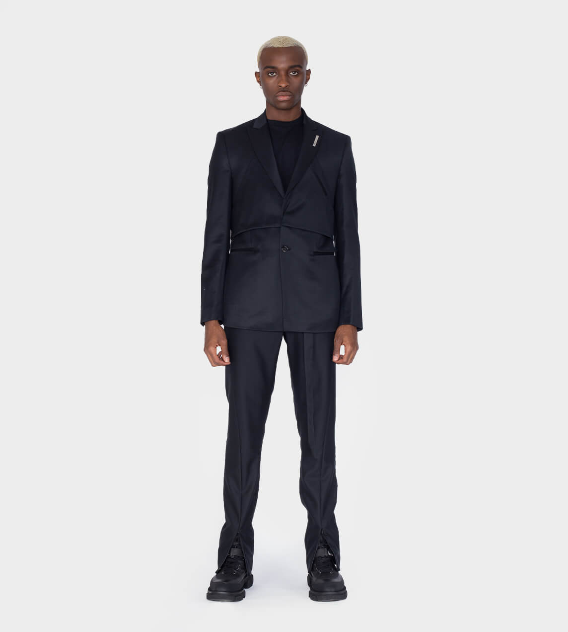 Heliot Emil - Slim Tailored Trousers Black