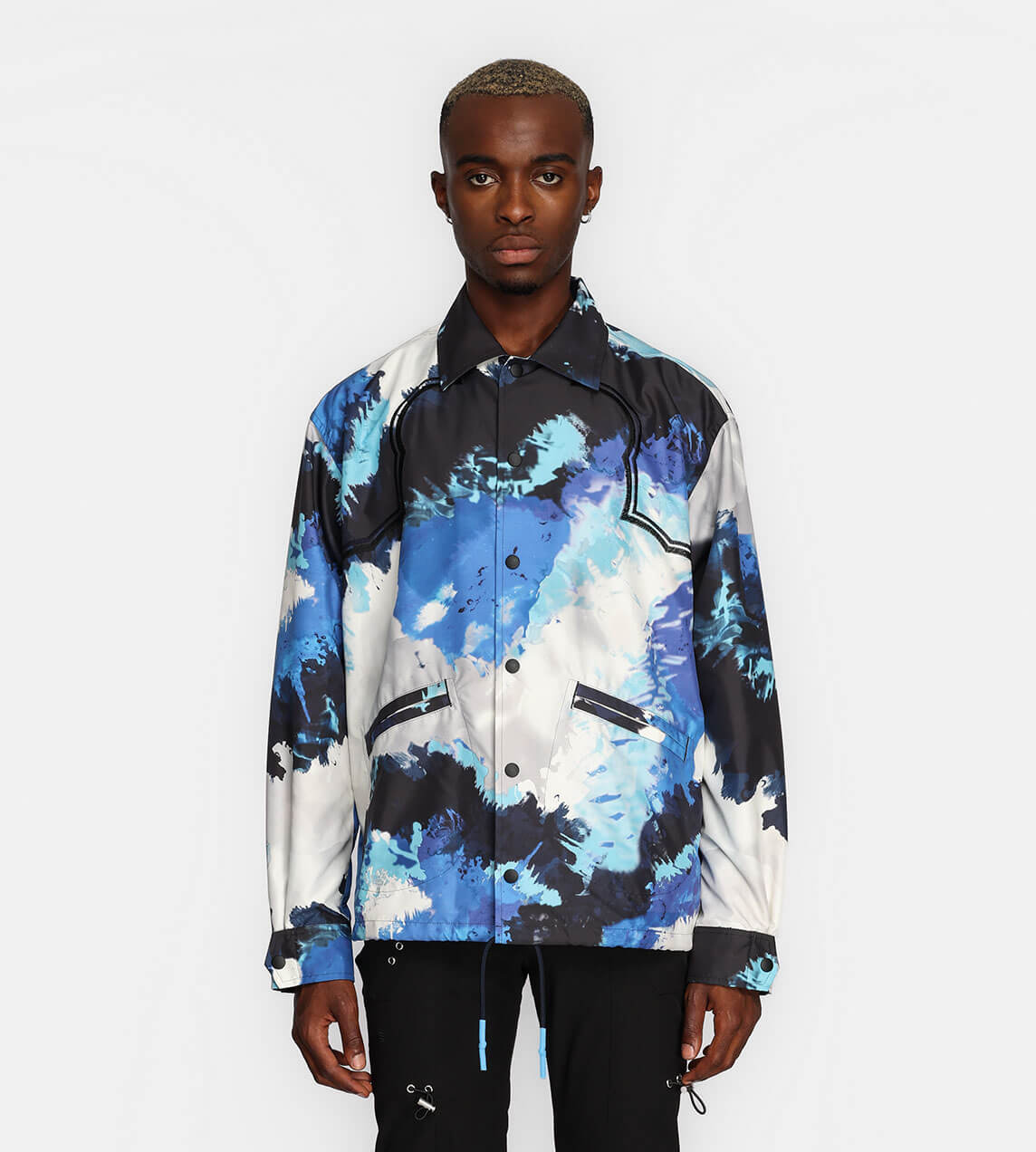 Toga Virilis - Tie Dye Baseball Jacket