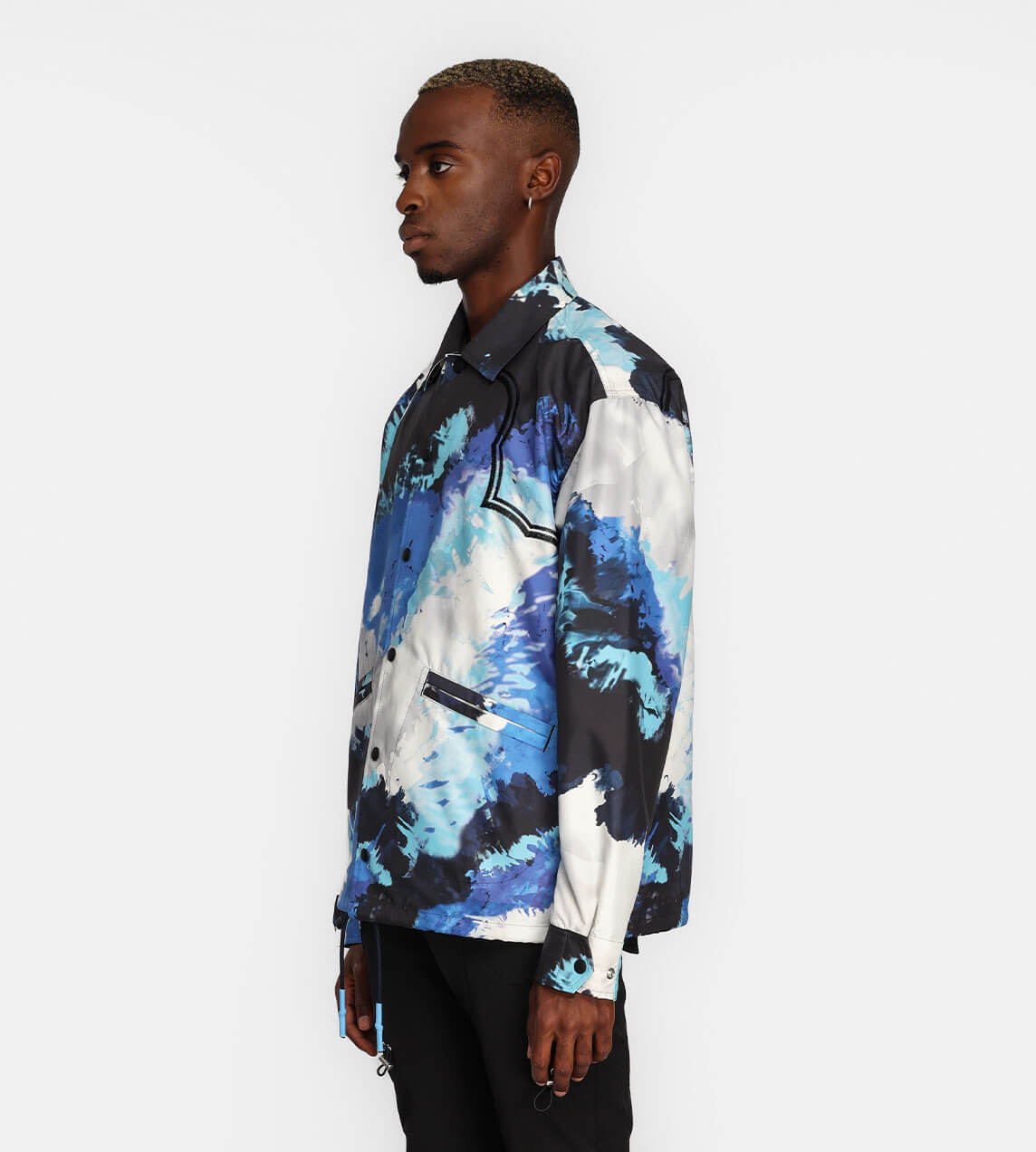 Toga Virilis - Tie Dye Baseball Jacket