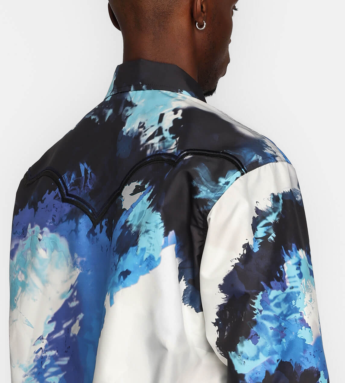 Toga Virilis - Tie Dye Baseball Jacket