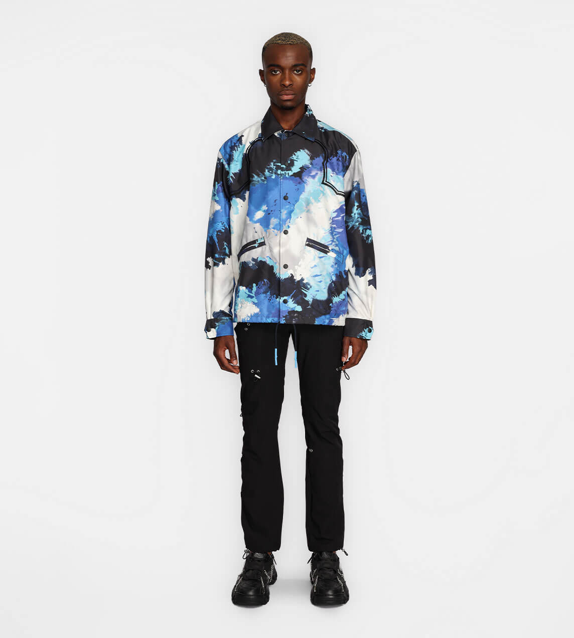 Toga Virilis - Tie Dye Baseball Jacket