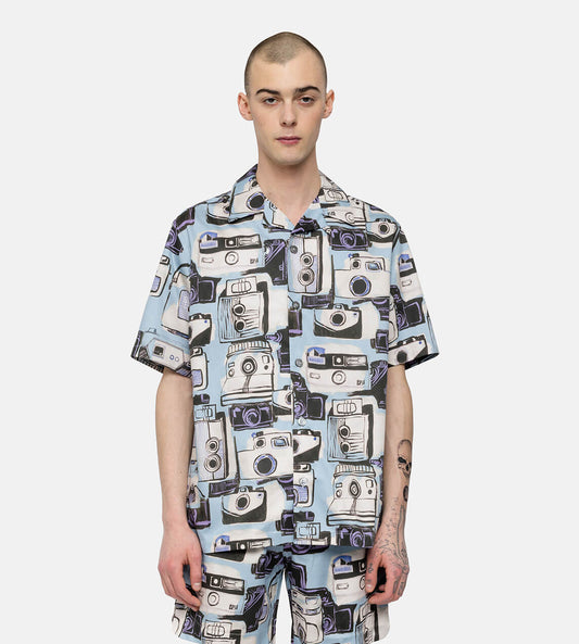 DAVI - S/S Camera Printed Shirt