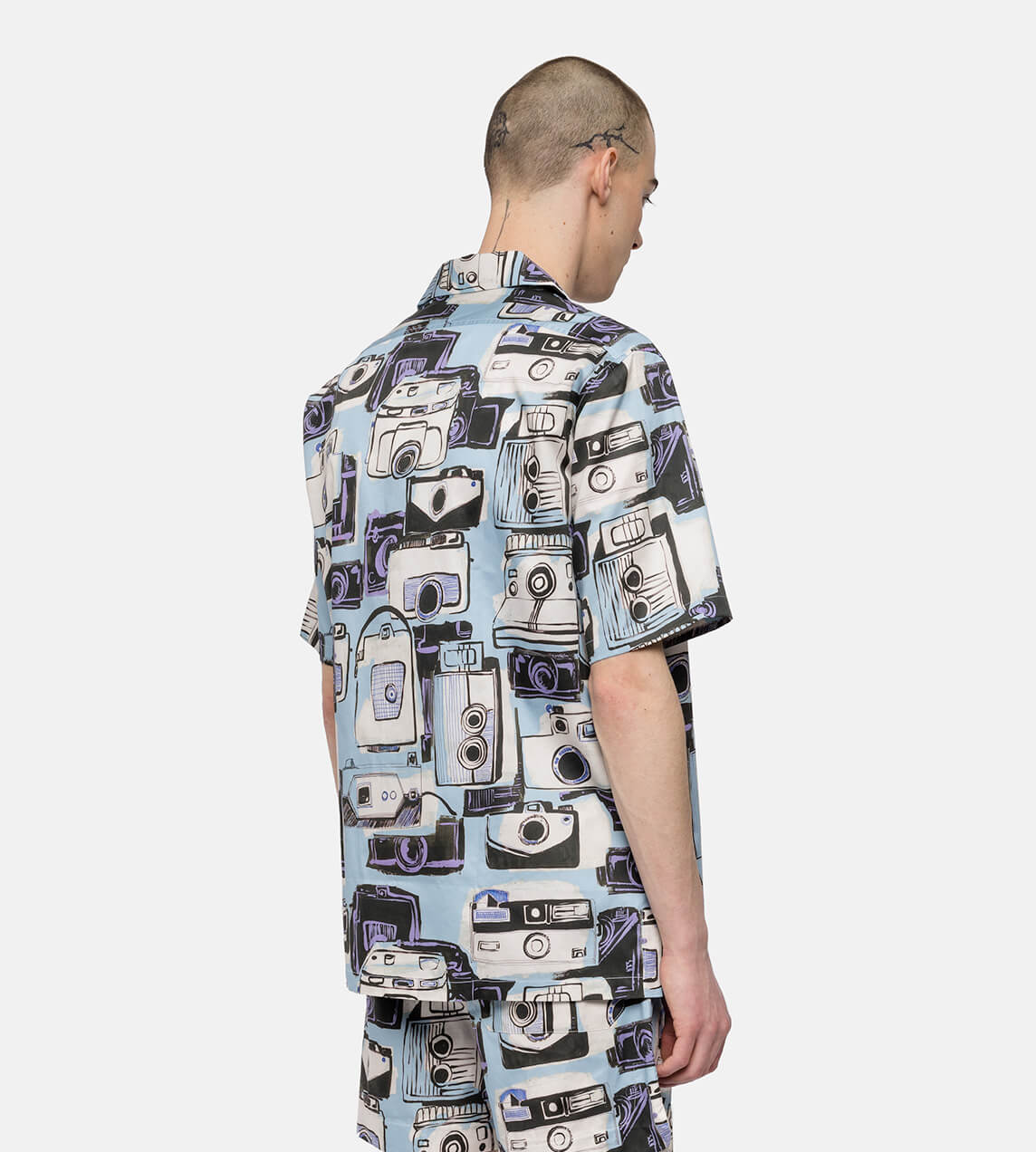 DAVI - S/S Camera Printed Shirt