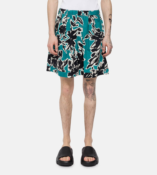 DAVI - Abstract Floral Print Short