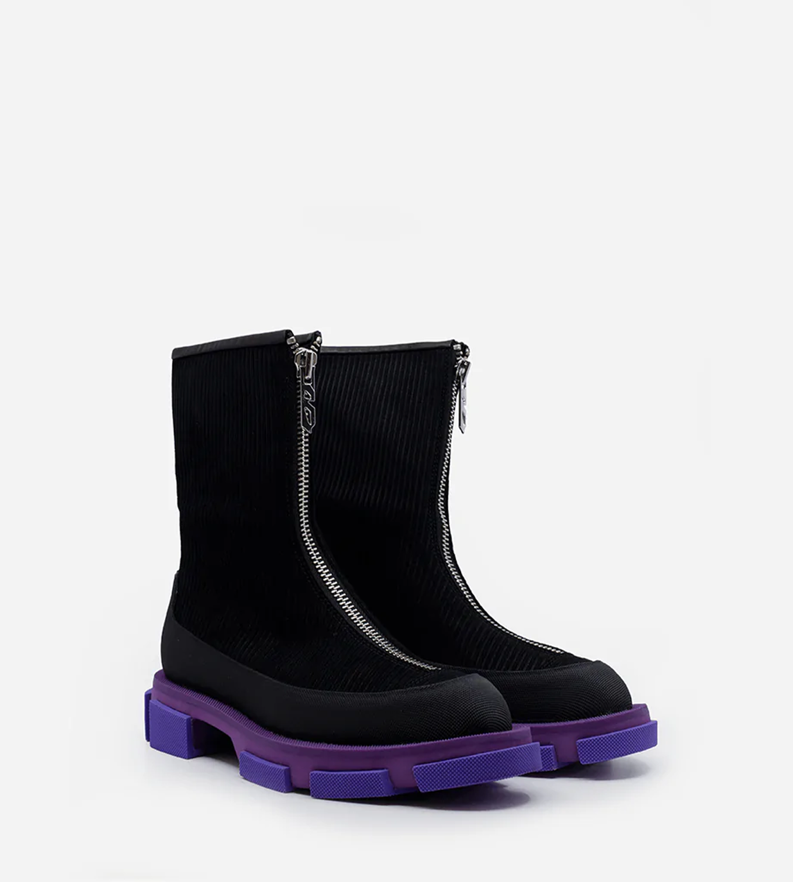 Both - Gao Two-Way Boots Black/Purple