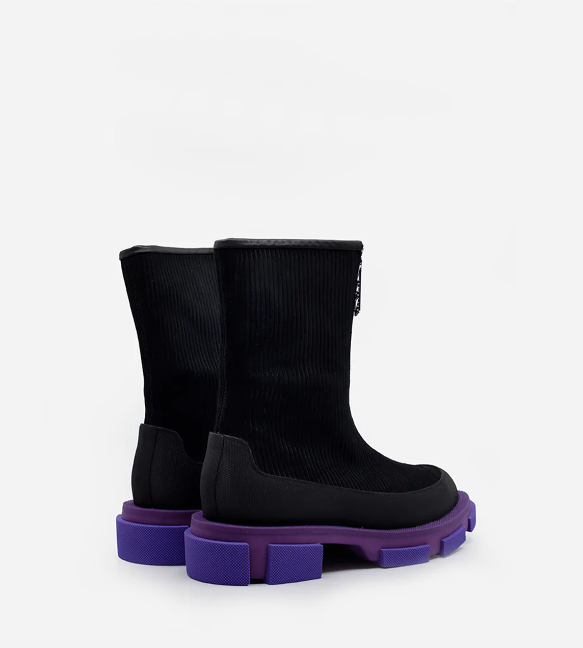 Both - Gao Two-Way Boots Black/Purple