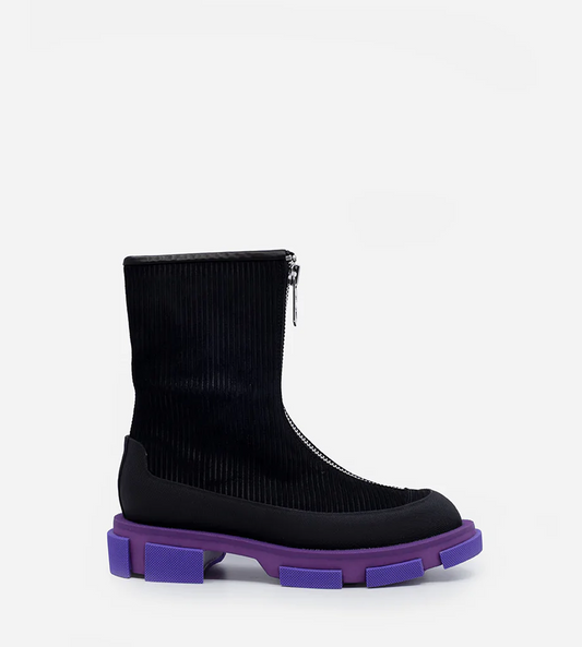 Both - Gao Two-Way Boots Black/Purple