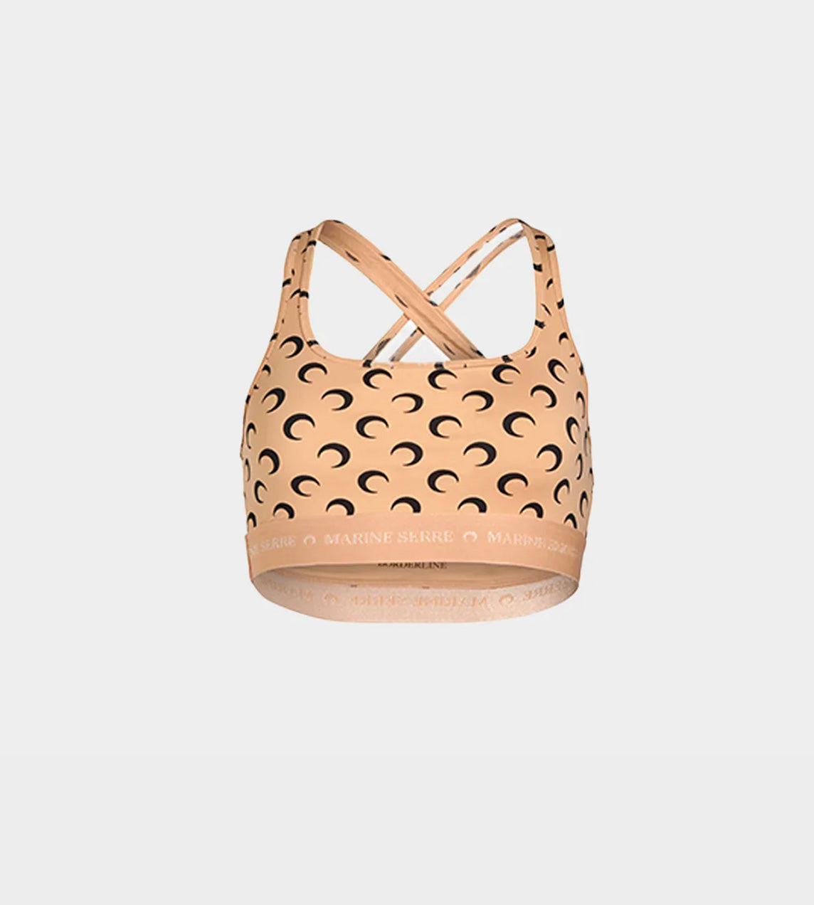 Marine Serre - All Over Moon Bra Beige