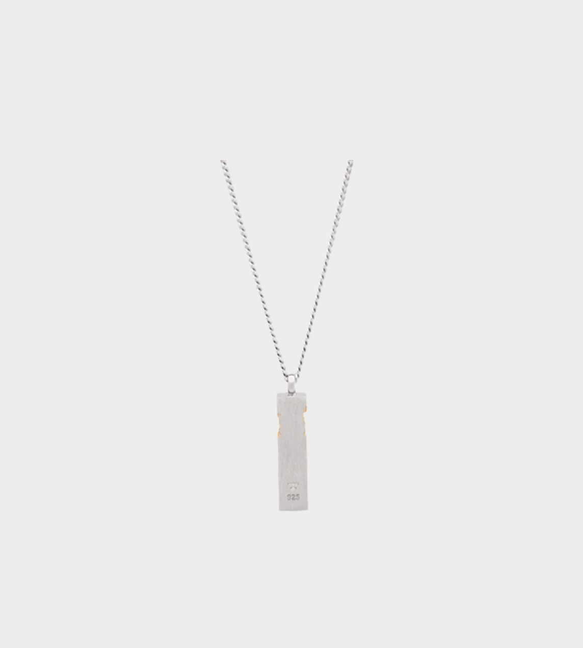 Tom Wood - Mined Cube Pendant 24.5 inches