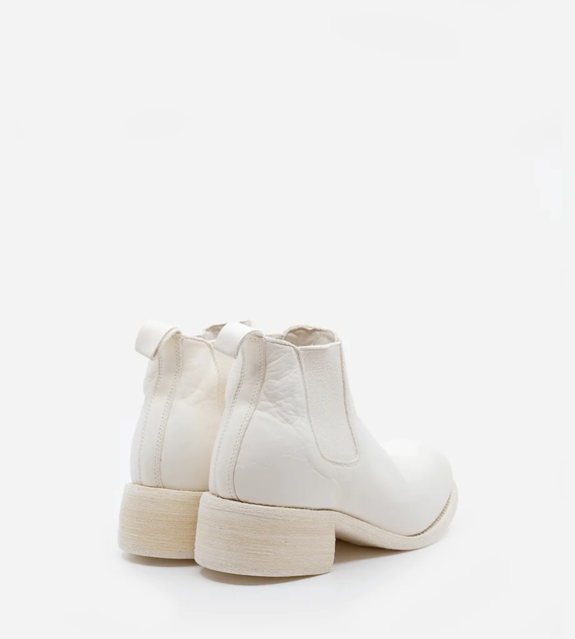 Guidi - PL06 Chelsea Boot White