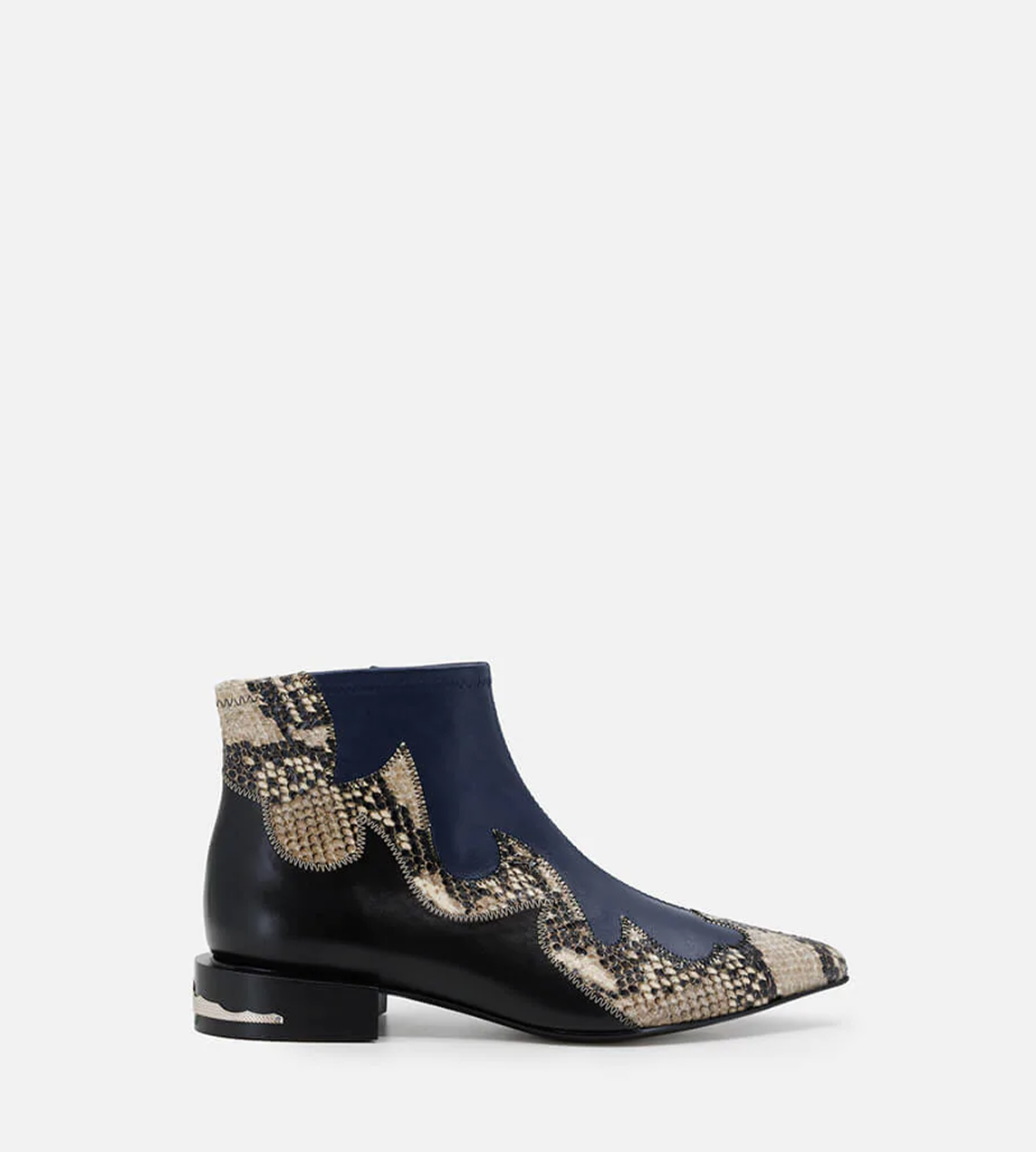 Toga Pulla - Patchwork Ankle Boot