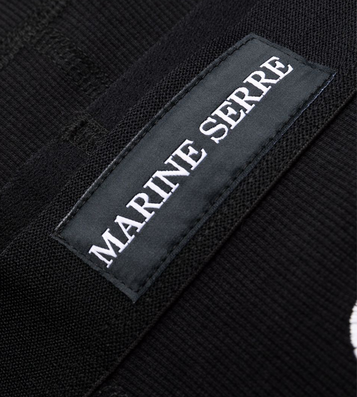 Marine Serre - Ribbed Cotton Boxers Black