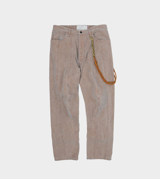 Song For The Mute - Baggy Curved Jeans Clay