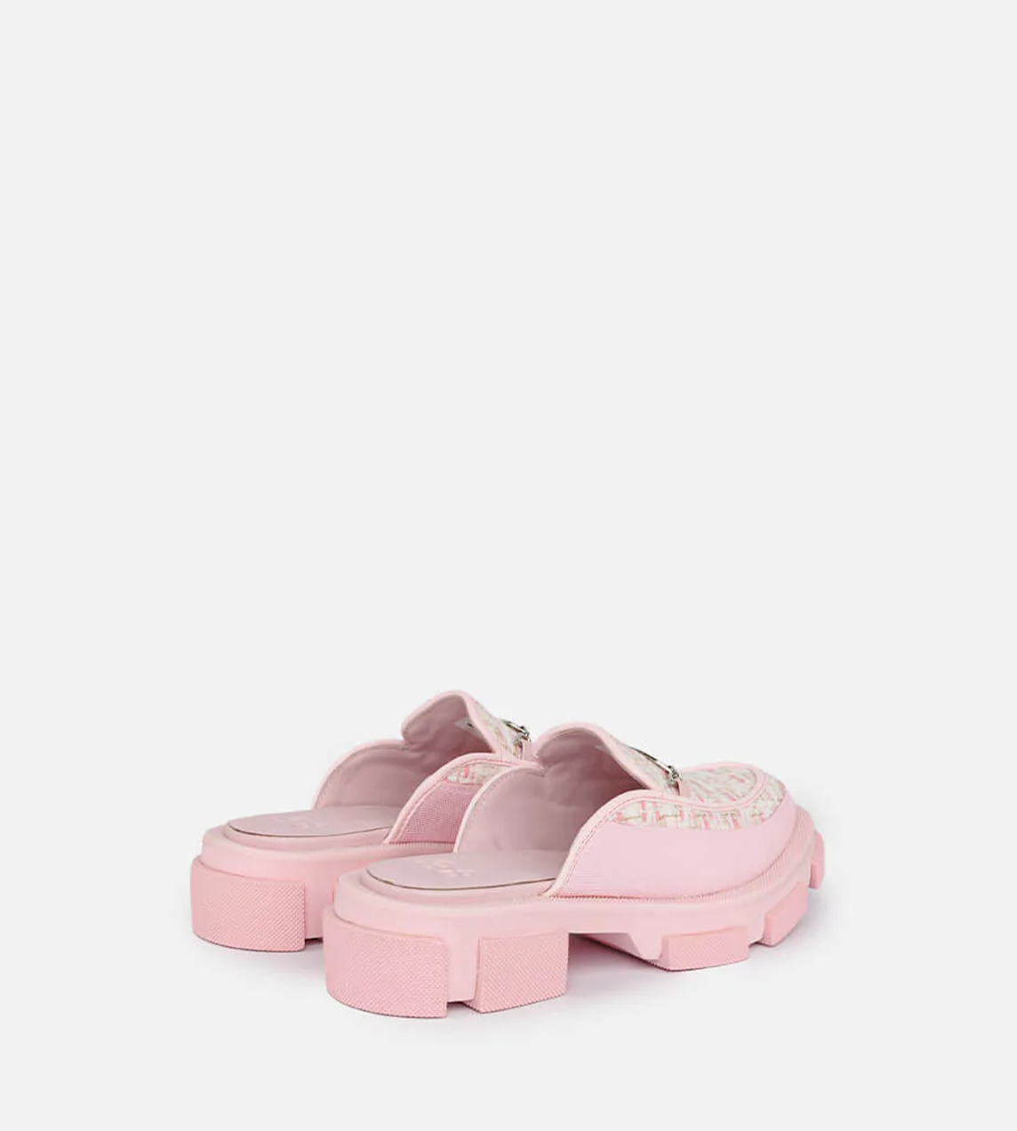 Both - Tweed Gao Loafer Mule Pink