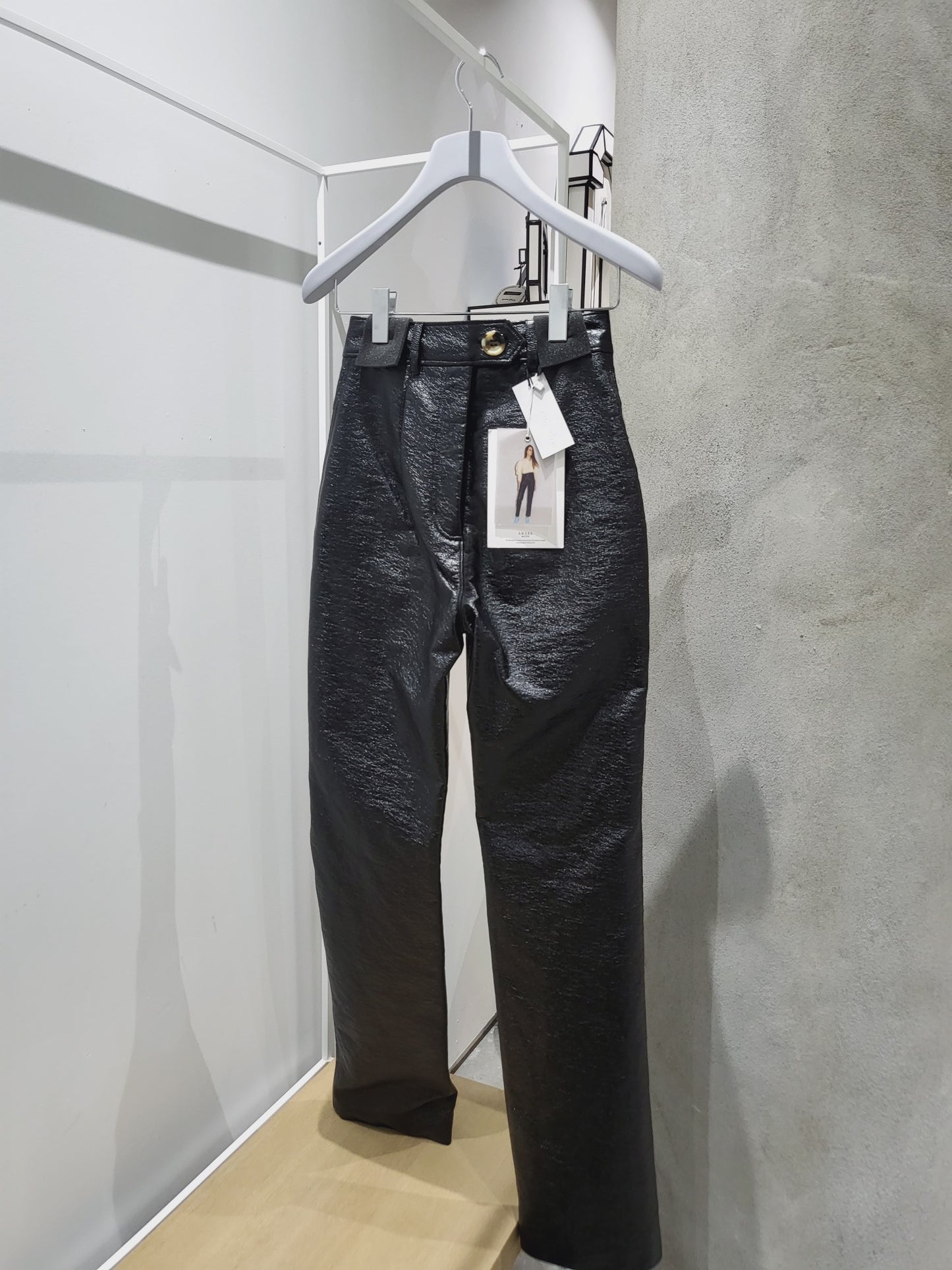 AWAKE Mode - Back To Front Faux Leather Pants