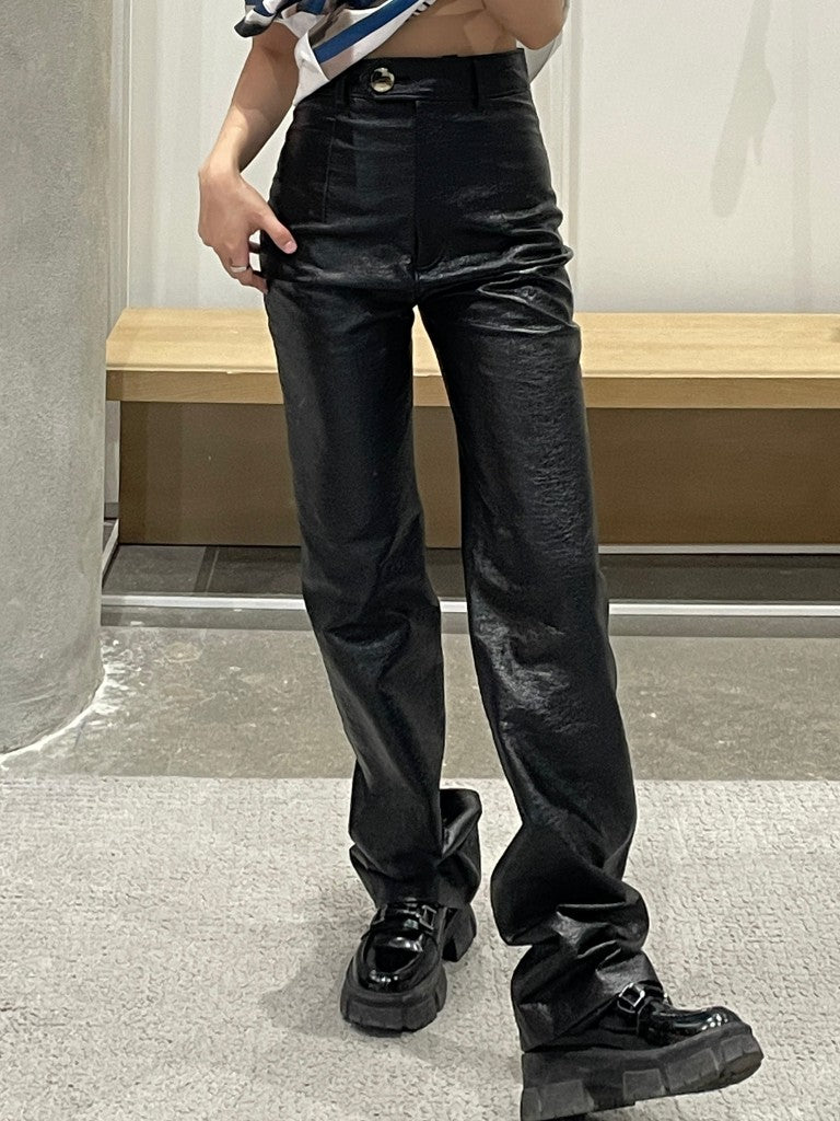 AWAKE Mode - Back To Front Faux Leather Pants