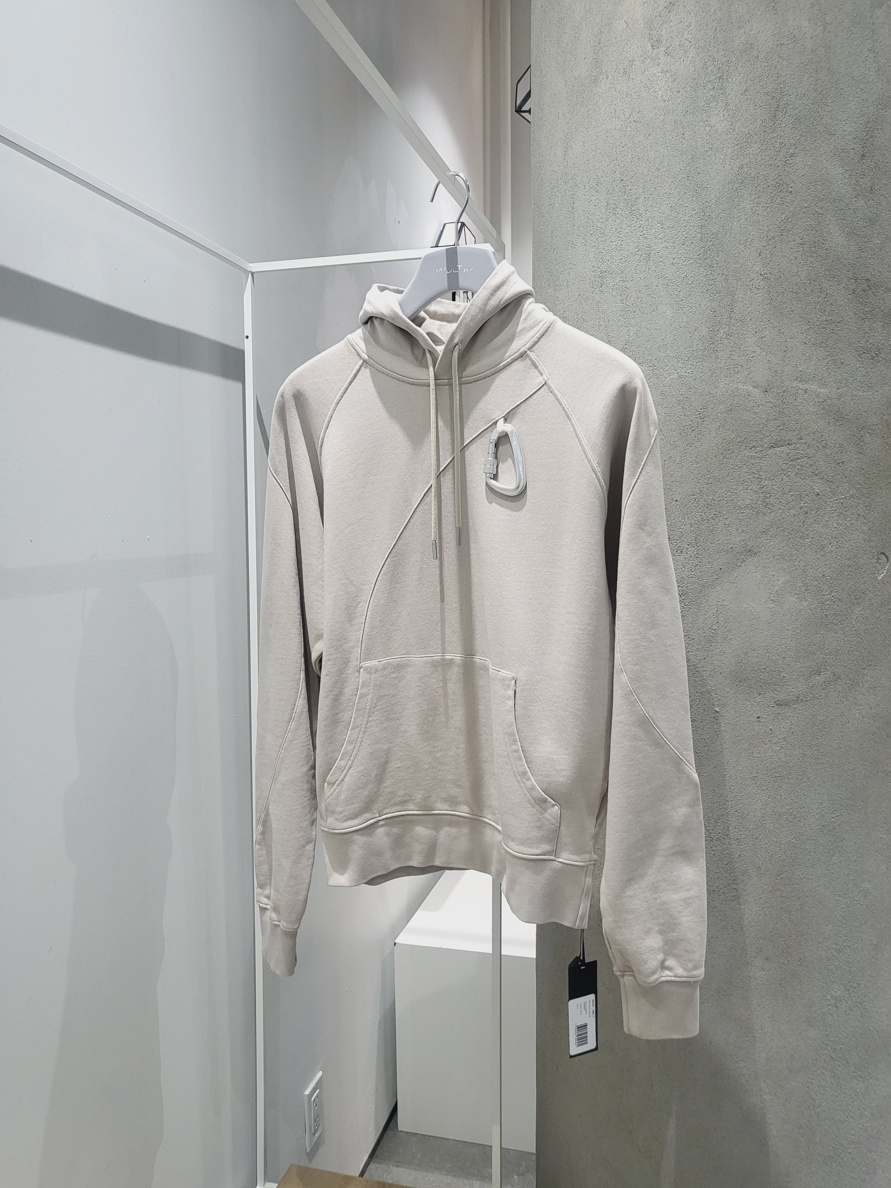 Heliot Emil - Hoodie with Carabiner Stone