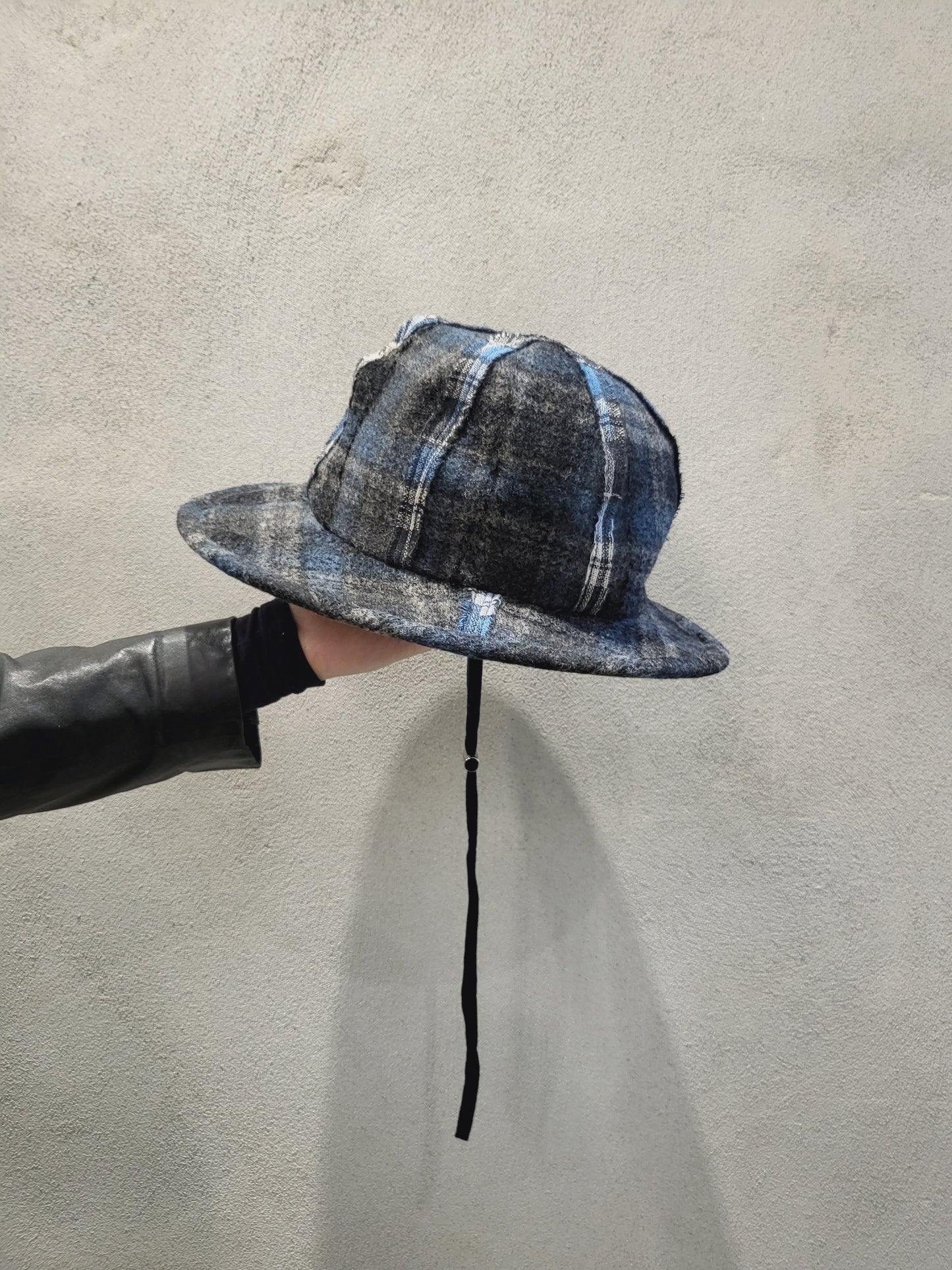 Kijima Takayuki - Blue Plaid Safari Style Hat