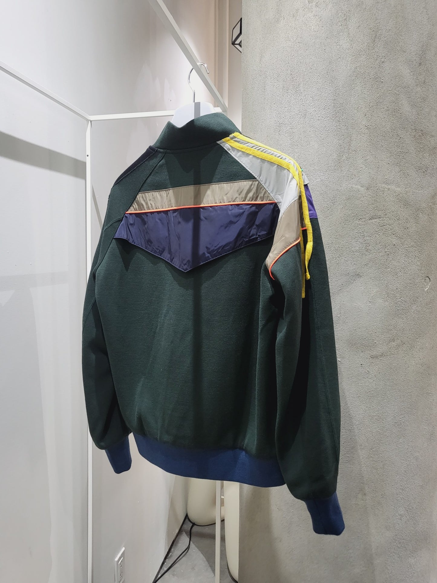 Kolor - Athletic Zip Front Jacket Green