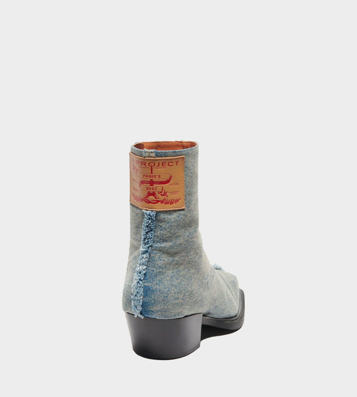 Y/Project - Stonewashed Denim Boot
