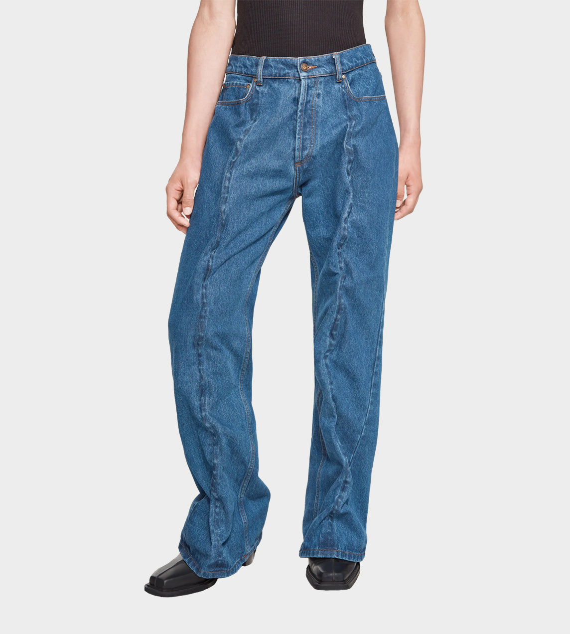 Y/Project - Classic Wire Jeans Navy