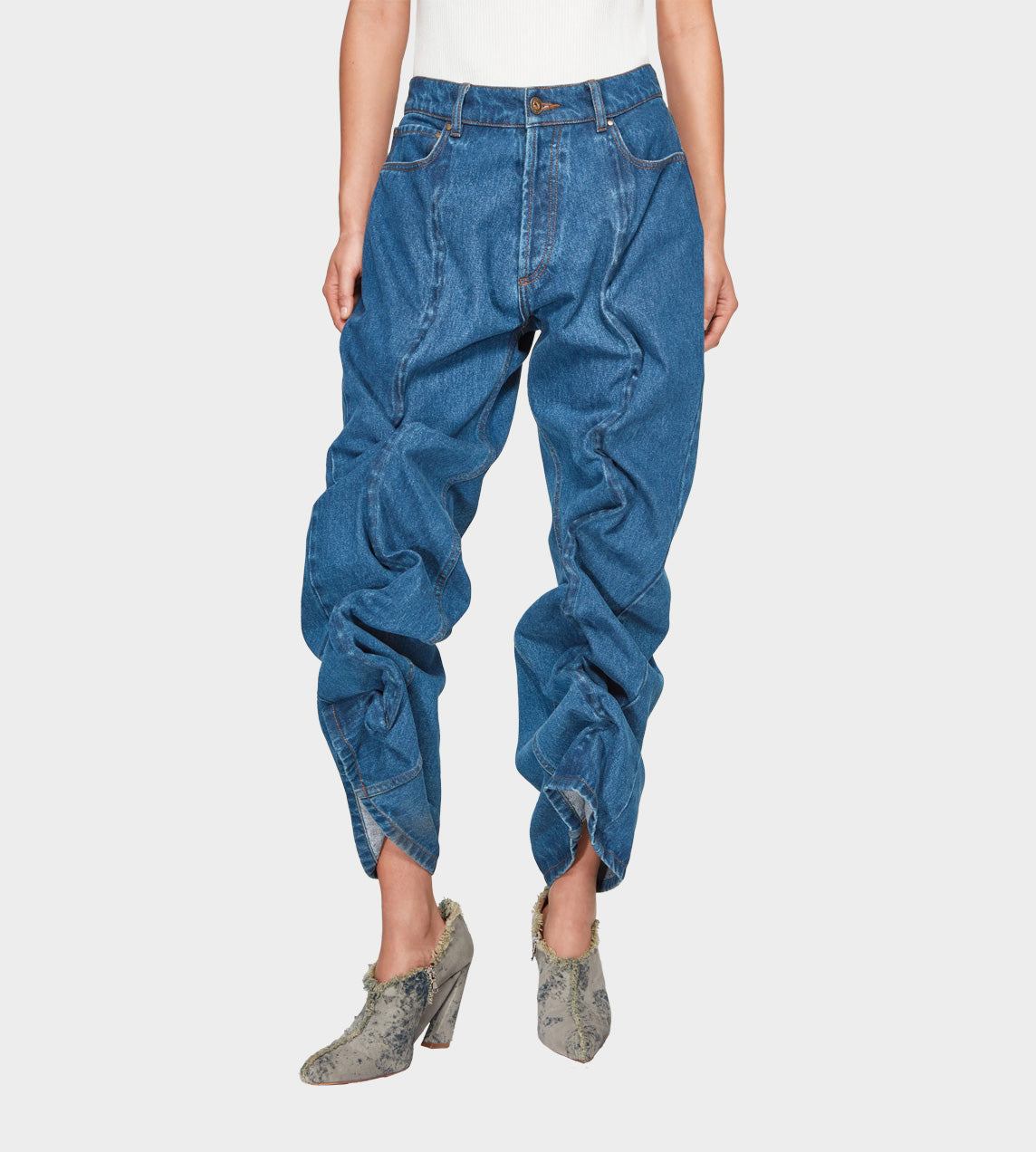Y/Project - Classic Wire Jeans Navy